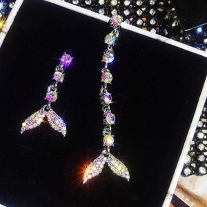 Asymetrical Mermaid Tail Earrings